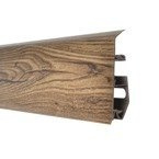 Listwa Przypodłogowa Podłogowa 70mm PCV 2,5m DĄB LEONARDO + 5 wkrętów GRATIS!