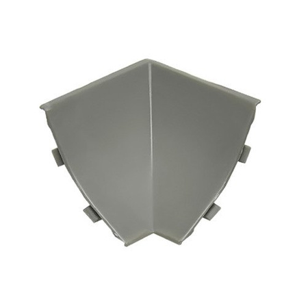 Narożnik wewnętrzny listwy przyblatowej 23mm POPIEL