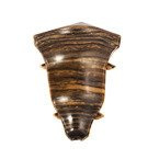 Narożnik wewnętrzny do listwy PCV 52mm DĄB KAWOWY