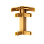 Narożnik zewnętrzny listwy dywanowej MIODOWY