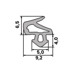 Uszczelka Okienna do Okna Okien PCV SALAMANDER S-1251