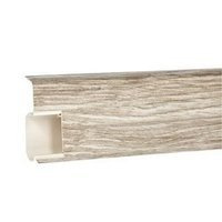 Listwa Przypodłogowa Podłogowa 55mm PCV 2,5m DĄB HUSKY + 5 wkrętów GRATIS!