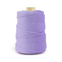 Sznurek Bawełniany Makrama 3mm 100m - 200m FIOLETOWY