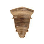 Narożnik wewnętrzny do listwy PCV 52mm ORZECH JASNY