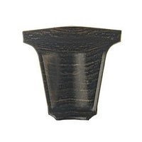 Narożnik wewnętrzny listwy przyblatowej 37mm WENGE