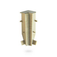 Narożnik wewnętrzny do listwy PCV 60mm DĄB SAINTES