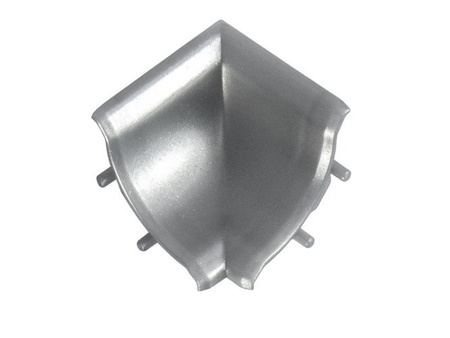 Narożnik wewnętrzny listwy przyblatowej 15mm ALUMINIUM