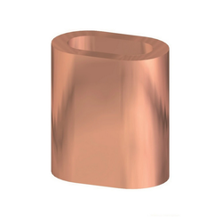 Tuleja Tulejka Złączka do Zaciskana MIEDZIANA 8mm