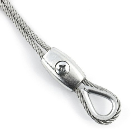 Zacisk do Lin Linowy KUBEŁKOWY Pełny Aluminiowy 4mm