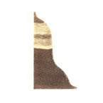 Zakończenie lewe do listwy PCV 52mm MOZAIKA CIEMNA