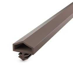 Uszczelka KD-11 12x5mm TPS BRĄZOWA do Drzwi Zewnętrznych i Wewnętrznych - do Drzwi Drewnianych Ościeżnic i Futryn