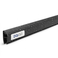 Uszczelka MAGNETYCZNA Czarna UM01 do Kabin Prysznicowych do SZYB 4mm 6mm