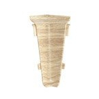 Narożnik wewnętrzny do listwy PCV 70mm DĄB PASTELOWY
