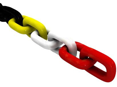 ŁAŃCUCH PLASTIKOWY 10mm - 12,5 Metra