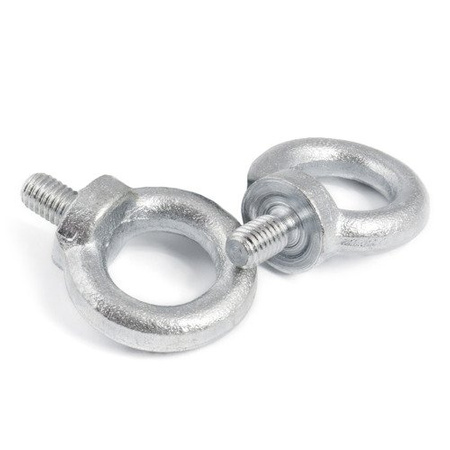 Śruba z UCHEM Oczkowa Gwintowana Ocynk Ocynkowana M24