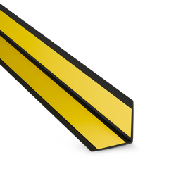 Kątownik PCV Samoprzylepny Zewnętrzny Narożnik 20x20mm CZARNY 2m