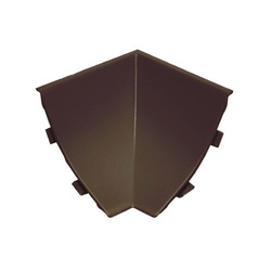 Narożnik wewnętrzny listwy przyblatowej 23mm WENGE