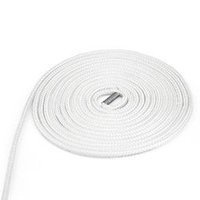 Lina Linka Polipropylenowa Pleciona Żeglarska BIAŁA Jednolita Gładka Bez Cętek 4mm