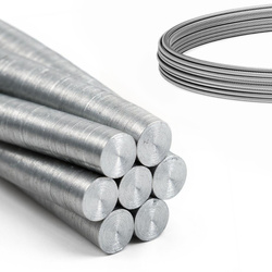 Lina Linka STALOWA Ocynkowana Ocynk 1mm Splot 1x7