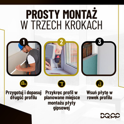 Kanał kablowy Listwa PCV 25x16mm korytko kablowe Białe samoprzylepne