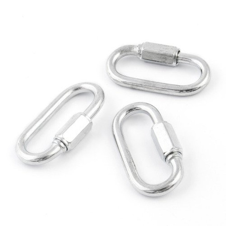 Ogniwo SKRĘCANE Łącznik Łańcucha Ocynk Ocynkowany 6mm