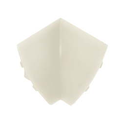 Narożnik wewnętrzny listwy przyblatowej 23mm BIAŁY KAMIEŃ