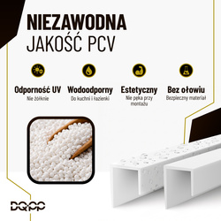Kanał kablowy Listwa PCV 25x16mm korytko kablowe Białe samoprzylepne