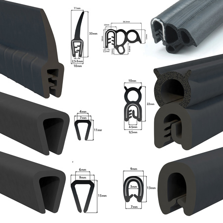 Uszczelka Krawędziowa na Krawędź Rant 4mm S-583