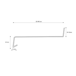 Parapet Zewnętrzny Stalowy BIAŁY RAL 9016 Szerokość 32,5cm ZAŚLEPKI PCV GRATIS