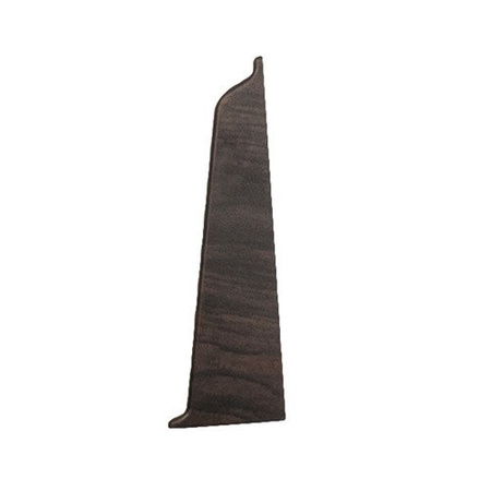 Zakończenie prawe do listwy PCV 70mm WENGE