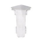 Narożnik wewnętrzny do listwy PCV 55mm BIAŁY