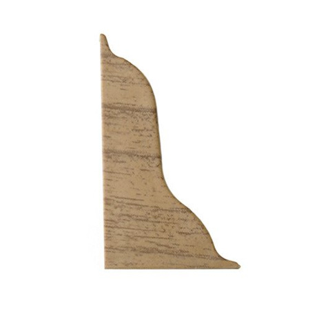 Zakończenie lewe do listwy PCV 52mm ORZECH WENECJA