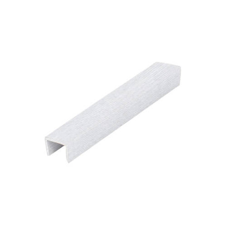 Zakończenie do cokołu meblowego kuchennego PCV 100mm Aluminium Satyna
