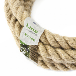 Lina Linka JUTOWA Juta Kręcona Żeglarska Dekoracyjna Sznur Jutowy 22mm