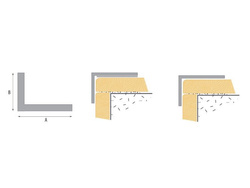 KĄTOWNIK PCV Osłona Narożnik 20x10mm BIAŁY 1m 