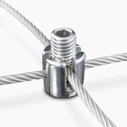 Zacisk do Lin Linowy OKRĄGŁY KRZYŻOWY Kwasoodporny 6mm