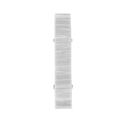 Łącznik do listwy PCV 52mm SREBRNY POPIEL