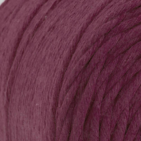 Sznurek Bawełniany Makrama 3mm 100m - 200m PURPUROWY