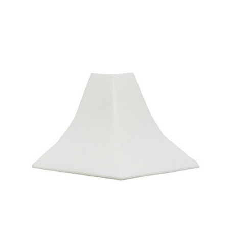 Narożnik zewnętrzny listwy przyblatowej 23mm BIAŁY