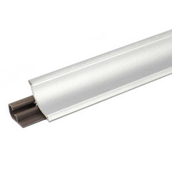 Listwa Przyblatowa Blatowa do Blatu Kuchenna PCV PVC 23mm ALUMINIUM SREBRNY + wkręty GRATIS!