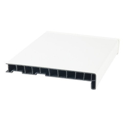 Parapet Wewnętrzny Komorowy PCV BIAŁY Szerokość 15cm + zaślepki GRATIS