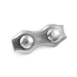 Zacisk do Lin Linowy SIODEŁKOWY PODWÓJNY Ocynk Ocynkowany 8mm