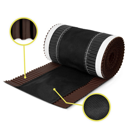Taśma Aluminiowa KALENICOWA pod Gąsior vRoll 5mb Szerokość 320mm RAL 8017 BRĄZOWA