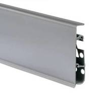 Listwa Przypodłogowa Podłogowa 75mm PCV 2m SZARA + 5 wkrętów GRATIS!