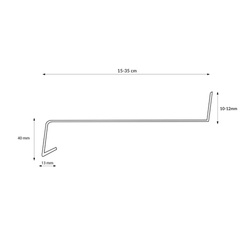 Parapet Zewnętrzny Aluminiowy ALU Brązowy RAL 8019 Szerokość 25cm z Zaślepkami PCV GRATIS