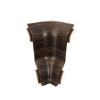 Narożnik wewnętrzny do listwy PCV 62mm WENGE