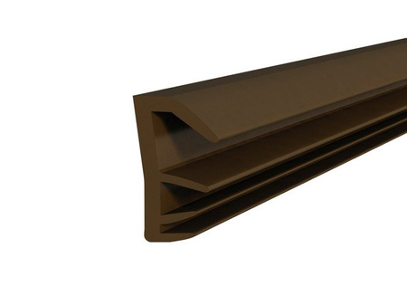 Uszczelka okienna KD-5 18x6mm Brązowa do Okien Drewnianych - Skrzydło Rama