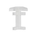 Narożnik zewnętrzny listwy dywanowej BIAŁY