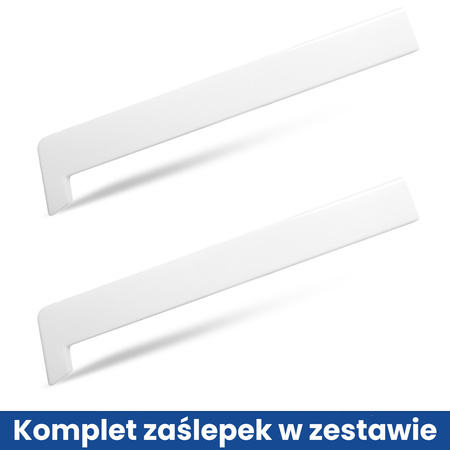 Parapet Wewnętrzny Komorowy PCV BIAŁY Szerokość 15cm + zaślepki GRATIS