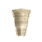 Narożnik wewnętrzny do listwy PCV 62mm DĄB BIAŁY